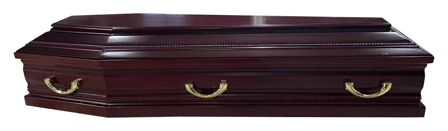 Budget friendly affordable Coffin - Solid Wood - Maple